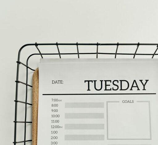 Simple Cleaning Schedule for the Whole Week